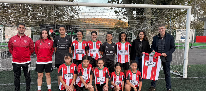 Aedas Homes refuerza su apuesta por el fútbol femenino y patrocinará al Sporting de Lutxana de Barakaldo