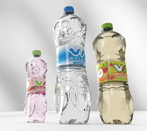 Sidel introduce la botella cuadrada para agua con aplicación de nitrógeno