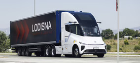 Lodisna prueba un nuevo camión eléctrico