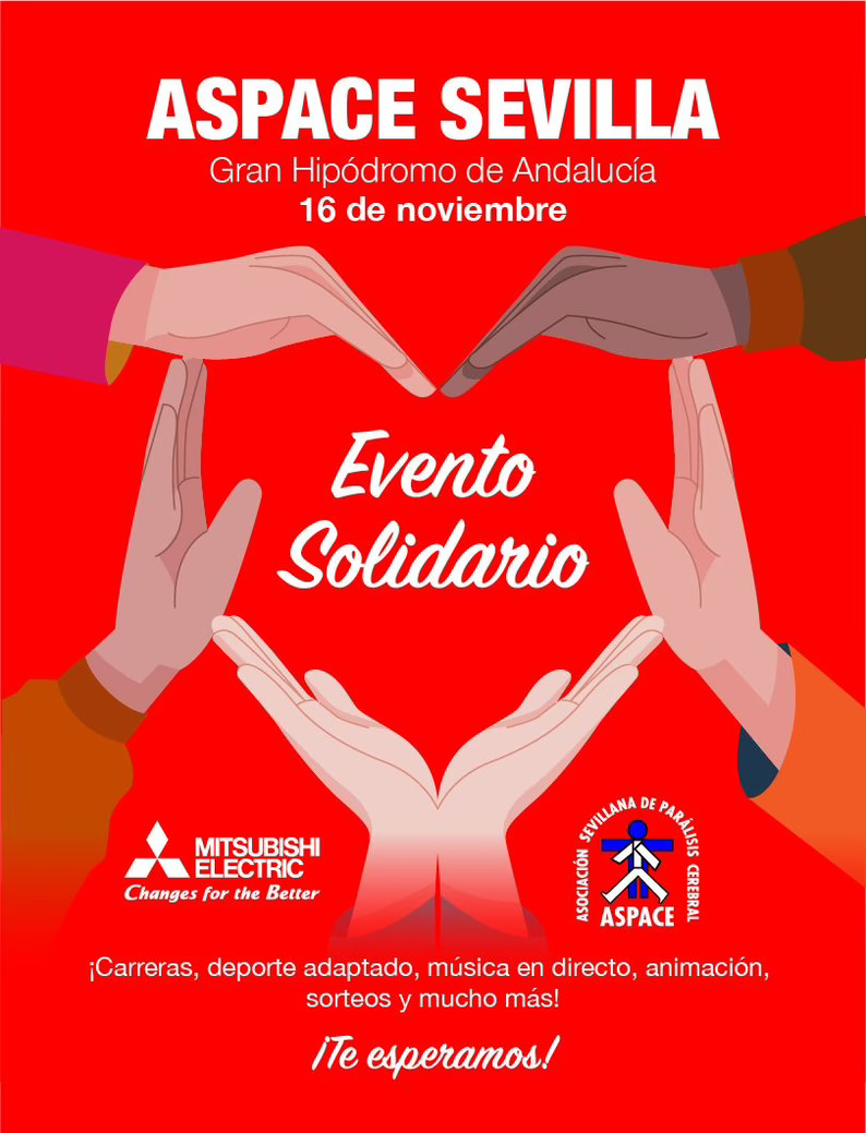 Mitsubishi Electric colabora con la carrera solidaria a favor de Aspace Sevilla