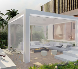 Bandalux lanza Z-Box Cristal, una nueva cortina transparente para exteriores