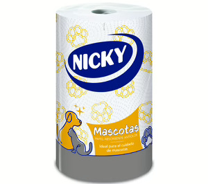 Llega ‘Nicky Mascotas’, el tisú que ayuda a neutralizar los olores no deseados