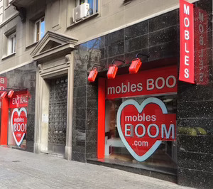 Muebles Boom cierra una tienda urbana en Barcelona