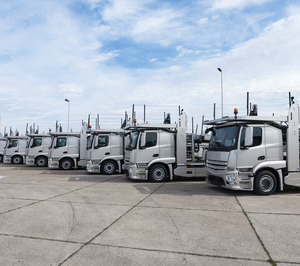 La matriculación de vehículos industriales retrocede en noviembre pese al impulso de los ligeros