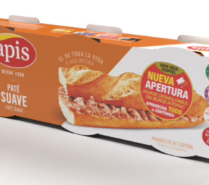 Apis incorpora el envase Ecopeel a su receta de paté suave