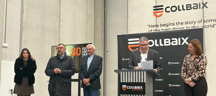 Collbaix amplía su planta principal con una nueva nave de 2.600 m2