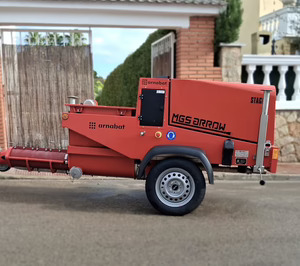 Arnabat Construcción presenta una nueva bomba de proyección de gunite