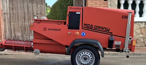 Arnabat Construcción presenta una nueva bomba de proyección de gunite