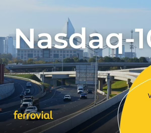 Ferrovial entra en el índice bursátil estadounidense Nasdaq-100