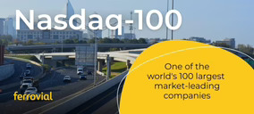 Ferrovial entra en el índice bursátil estadounidense Nasdaq-100