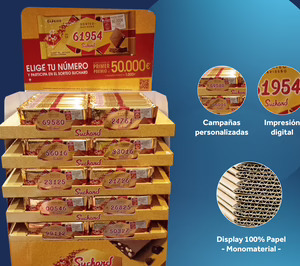 Smurfit Westrock diseña un display para la campaña navideña de ‘Suchard’