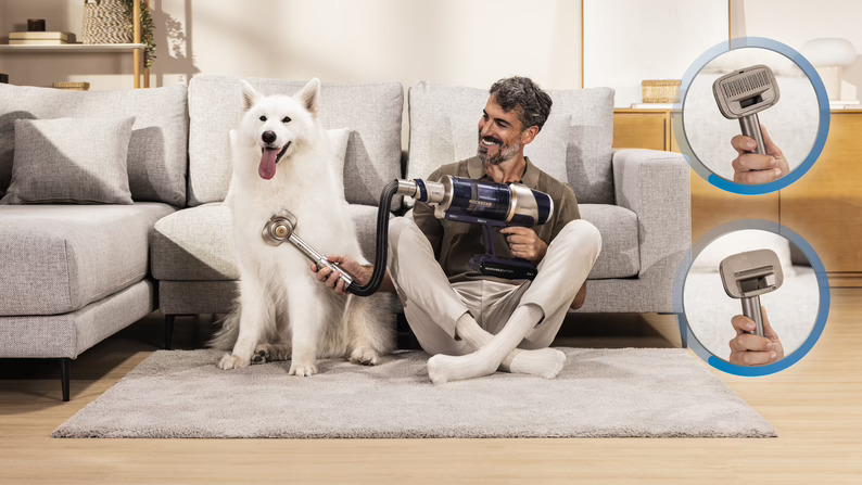 Cecotec Conga Rockstar RX90 AquaPet Flex, alto rendimiento y equipado con IA