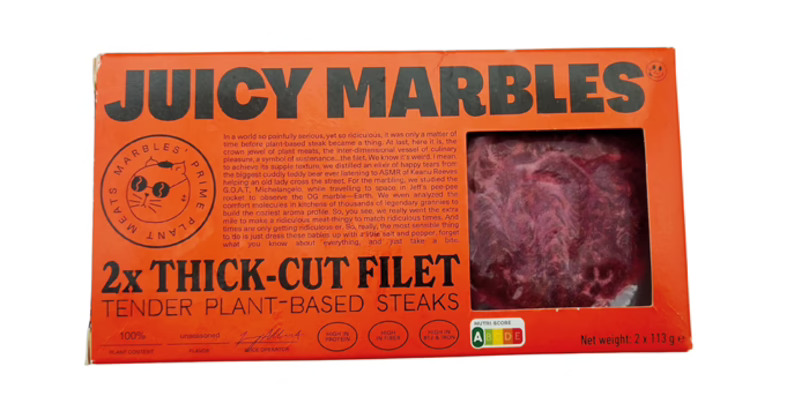 Juicy Marbles Thick-Cut Filet Tender Plant-Based Steaks [1]
