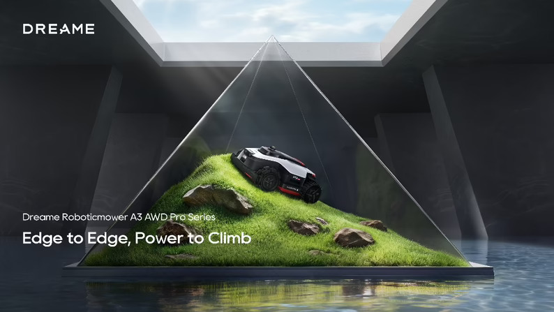 Dreame lanza la serie de robots cortacéspedes A3 AWD Pro