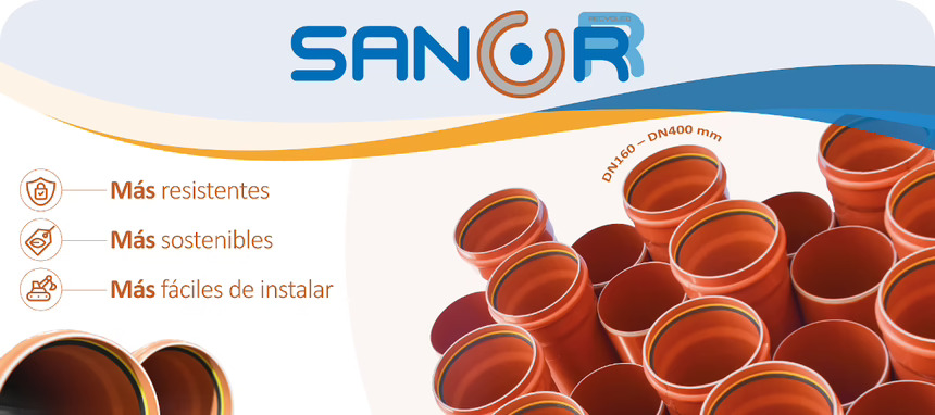 Molecor presenta su nueva tubería Sanor Recycled