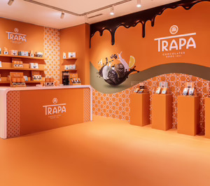 Trapa abre un pop up y colabora con Interflora