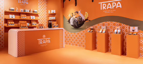Trapa abre un pop up y colabora con Interflora