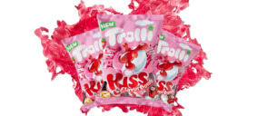 Trolli reinventa los icónicos besitos de fresa y nata en formato 3D