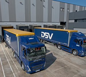 DSV cierra 2025 con más de 500.000 m2 en Espña y una facturación de 1.170 M€