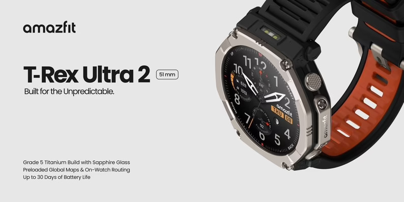 Amazfit lanza en Europa el T-Rex Ultra 2