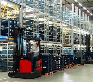 Linde Material Handling presentará su nueva serie de carretillas retráctiles en LogiMat