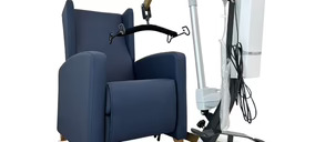 Benclinic presenta su nuevo sillón Paolo accesible para grúas de transferencia