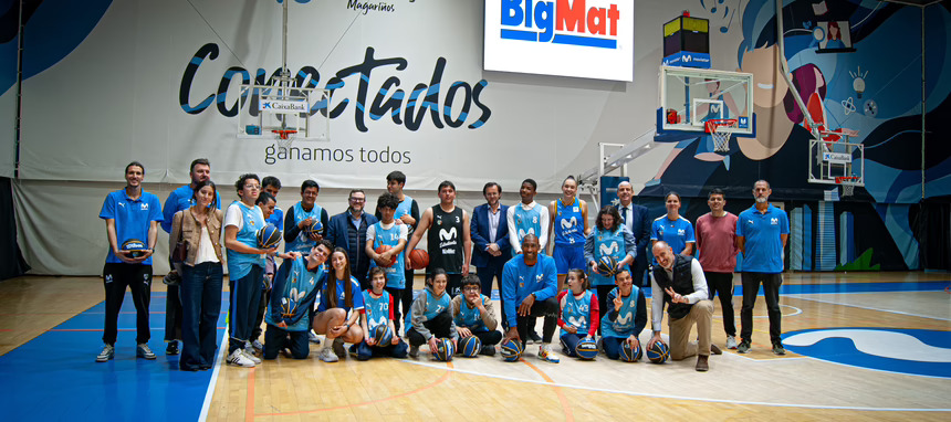 BigMat se convierte en patrocinador oficial de la Escuela Inclusiva Magariños de Movistar Estudiantes