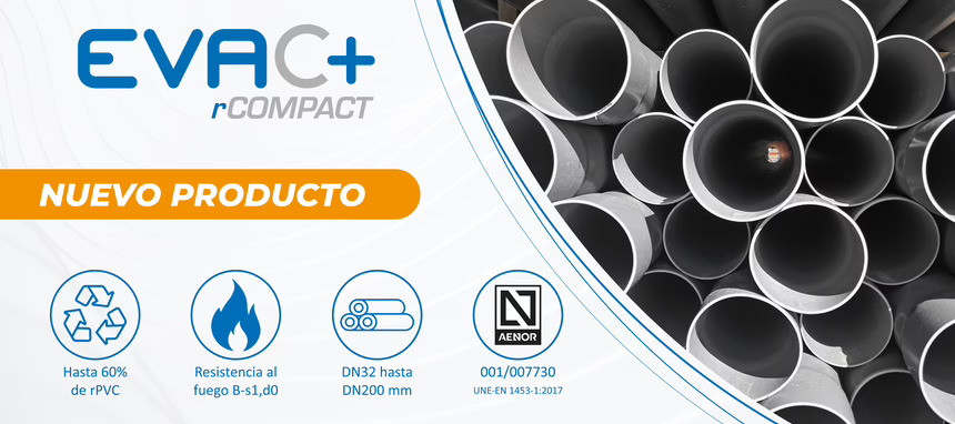 Molecor lanza una nueva tubería para evacuación con hasta 60% de material reciclado