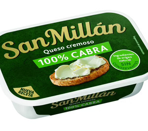 San Millán amplía su gama de untables con una variedad de queso de cabra