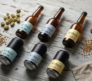 Cervezas Arriaca amplía la gama desalcoholizada y estrena nuevo color corporativo para diferenciarla