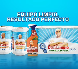 Don Limpio llega a los rollos de cocina de la mano de The Navigator Company