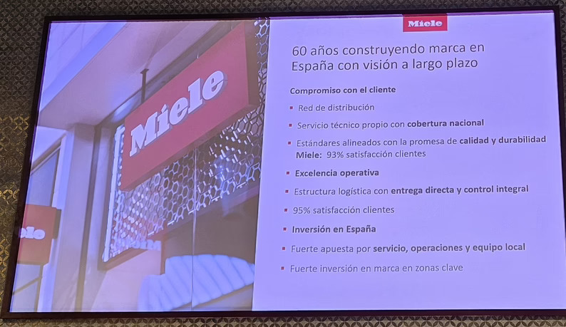 Miele España crece más que el grupo y avanza novedades súper premium