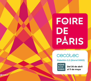 Cecotec debuta en la Feria de París