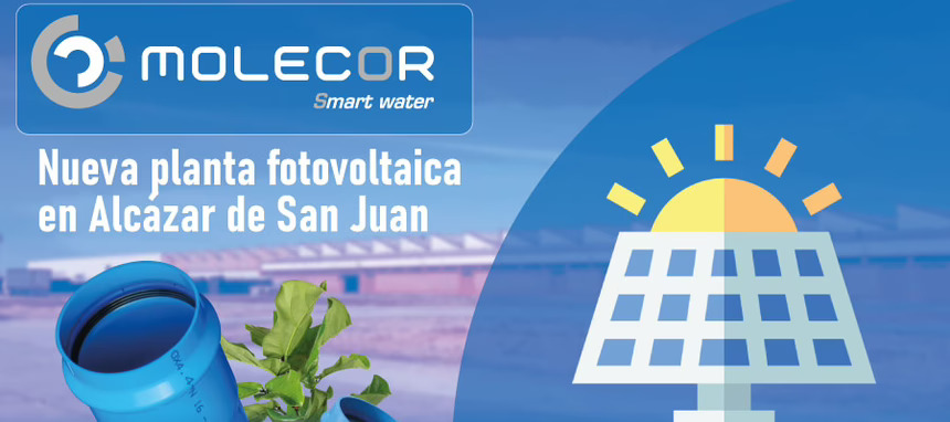 Molecor pone en marcha una nueva planta fotovoltaica en Alcázar de San Juan