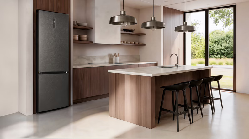Cecotec Tailor Made, frigoríficos con frontales de cristal efecto piedra