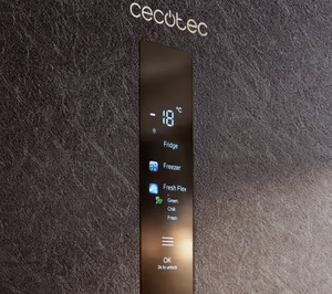 Cecotec Tailor Made, frigoríficos con frontales de cristal efecto piedra