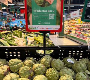 Alcampo estrena en piloto la tecnología Aliver para conocer la trazabilidad de los productos locales