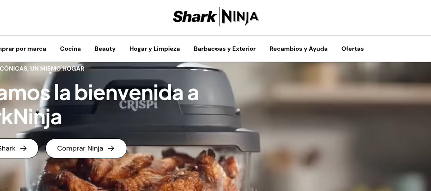 SharkNinja une sus marca en una misma tienda online
