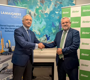 Binter y Lamaignere sellan una alianza estratégica para impulsar el transporte de carga aérea entre Sevilla y Canarias