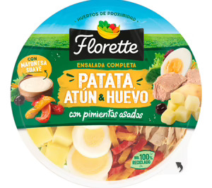 Florette presenta la ensalada completa de patata con pimientos asados