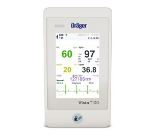 Dräger lanza Vista T100, su nuevo monitor de telemetría para el control flexible y continuo del paciente en escenarios de movilidad