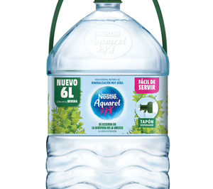 Aquarel renueva la gama de garrafas y estrena un nuevo formato con dispensador