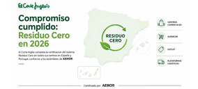 El Corte Inglés cumple su hoja de ruta Residuo Cero