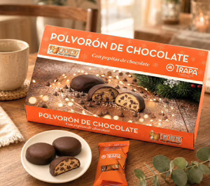 Trapa y E. Moreno se alían para crear el nuevo polvorón de chocolate