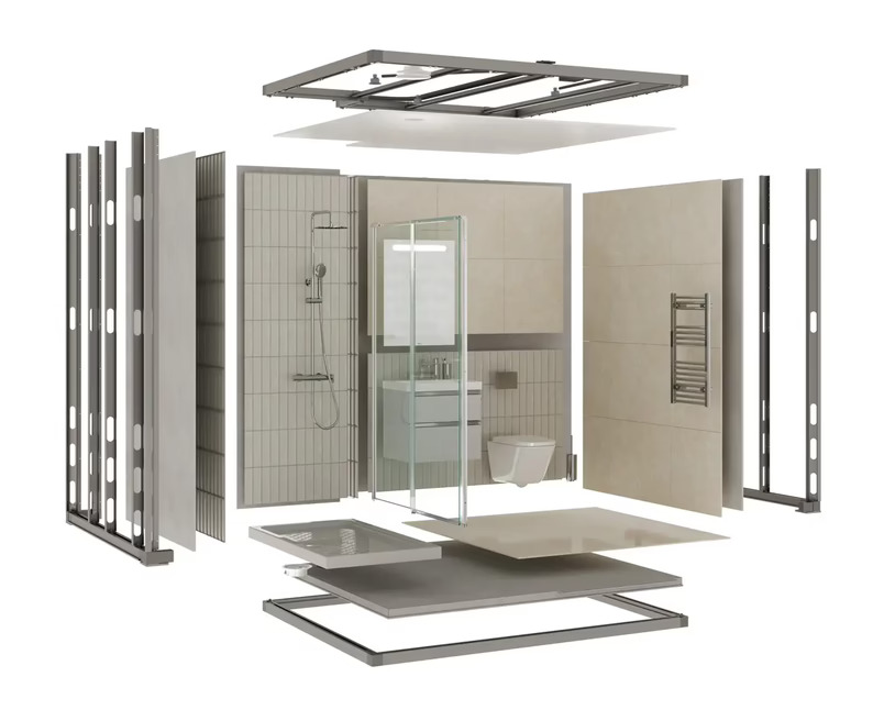 Roca lanza sus nuevos baños modulares industrializados
