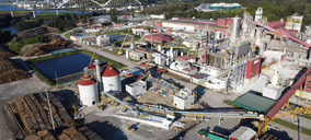 Ence culmina en Navia la modernización de su parque de madera