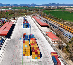 Adif pone en marcha la nueva terminal de carga intermodal en Noáin