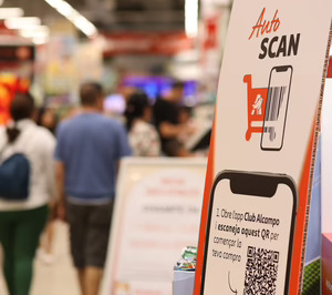 Alcampo inicia la implantación de la solución AutoScan para agilizar el pago en la línea de cajas
