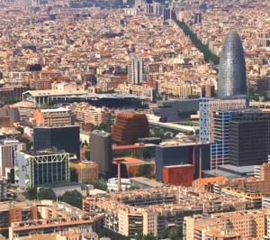 La contratación de oficinas crece en Barcelona pero baja en Madrid