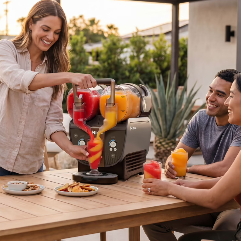 Ninja SLUSHi Twist, la máquina de bebidas heladas con doble depósito